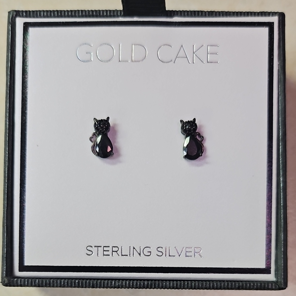 Black Cat Earrings